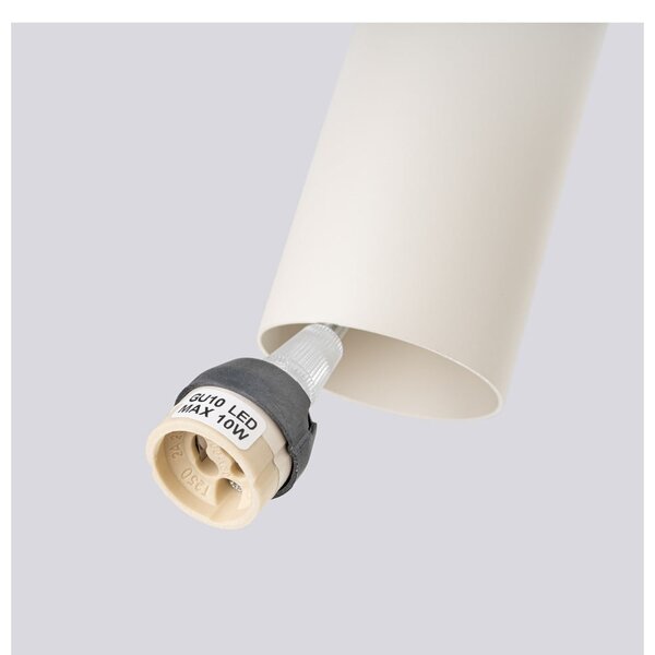 Lampadario color crema ø 19,5 cm Castro – Sollux