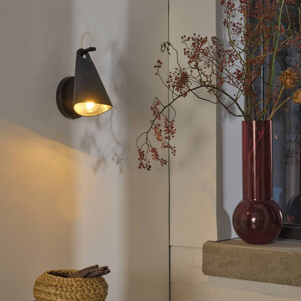 OSRAM Applique da parete Decor Bell, dimmerabile, Nero, Soggiorno / Sala da pranzo, Metallo, Moderno, Applique