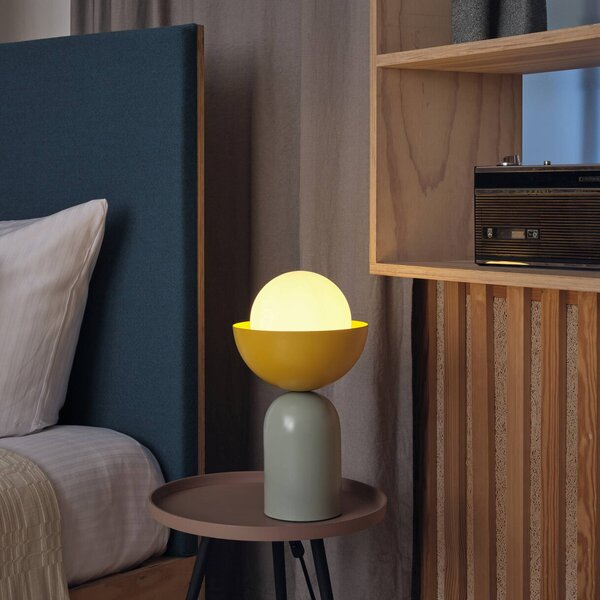 OSRAM Lampada da tavolo Decor Bowl, Verde, Soggiorno / Sala da pranzo, Metallo, Moderno, Lampada da tavolo