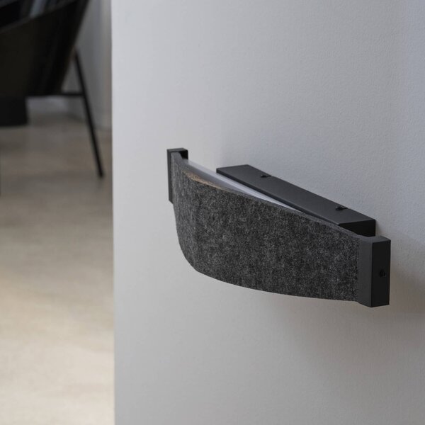 OSRAM Applique da parete a LED Decor Flat Felt, Alluminio / Grigio / Zincato, Soggiorno / Sala da pranzo, Alluminio, Moderno, Applique a LED