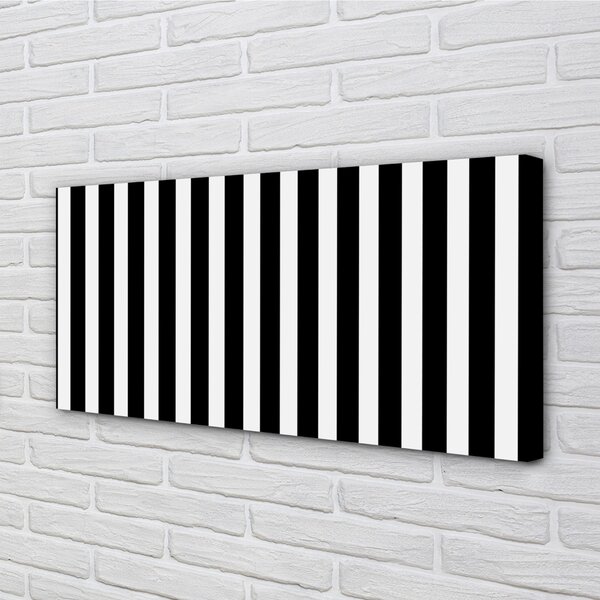 Quadro su tela Strisce zebra geometriche 100x50 cm