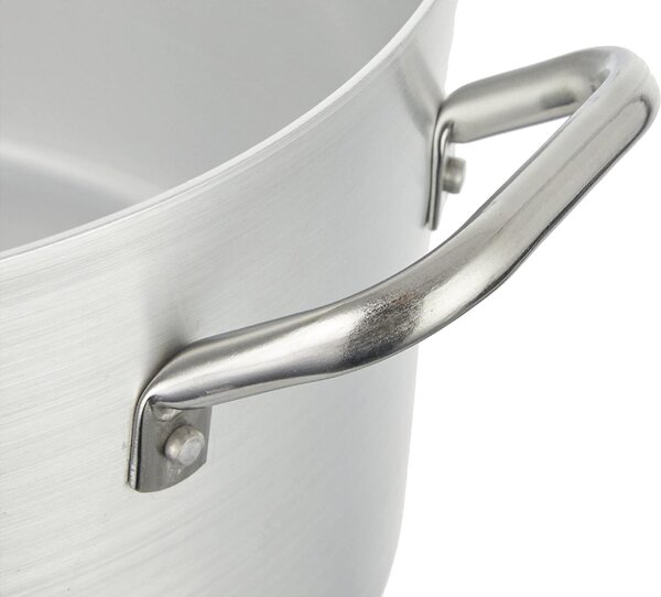Pentole Agnelli Pentola Casseruola Alta con due Manici cm 32 - Family