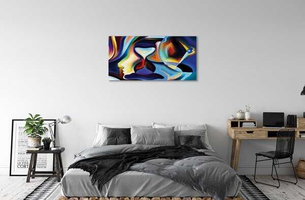 Quadro su tela Colori immagine 100x50 cm