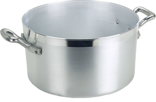 Pentole Agnelli Pentola Casseruola Alta 2 Manici in Alluminio cm 32 - Family