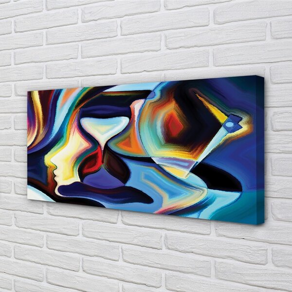 Quadro su tela Colori immagine 100x50 cm