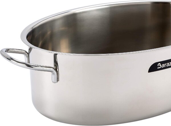BARAZZONI Pentola Casseruola Acciaio Inox Ovale cm 32 - Bonita