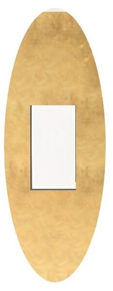 Plafoniera Contemporanea Pixart Metallo Foglia Oro Led 36W