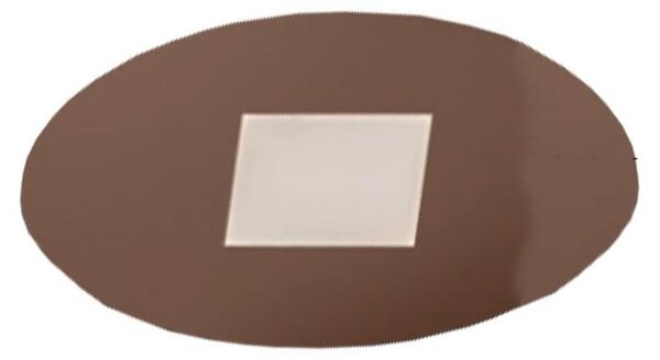 Plafoniera Contemporanea Pixart Metallo Ruggine Led 36W