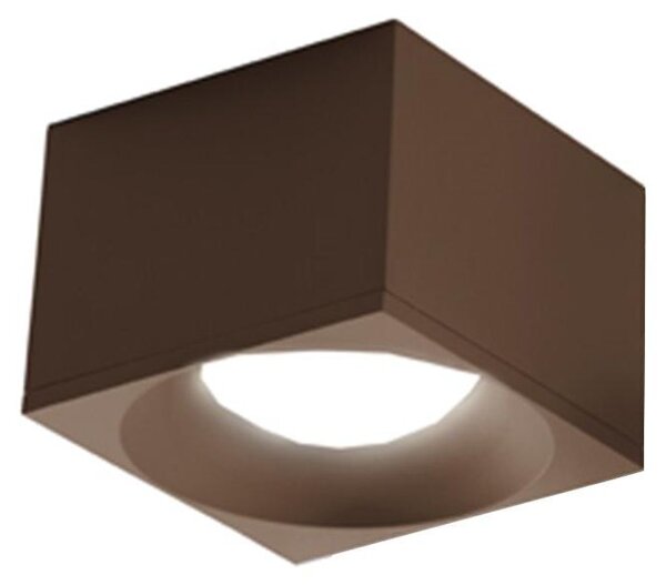 Plafoniera Contemporanea Pocket Metallo Ruggine Led 9W