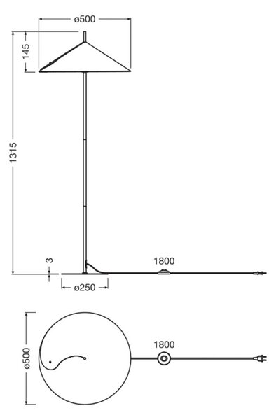 OSRAM Lampada da terra Decor Flip, Blu, Soggiorno / Sala da pranzo, Metallo, Lampada da terra
