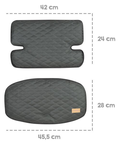 Inserto per sedia da pranzo grigio Luxe - Roba