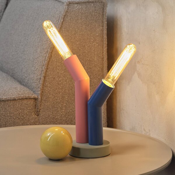OSRAM Lampada da tavolo Decor Straw, Multicolore, Soggiorno / Sala da pranzo, Metallo, Moderno, Lampada da tavolo