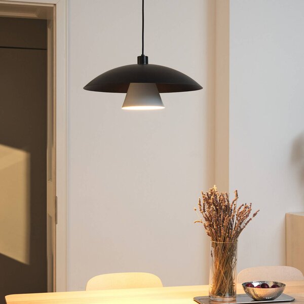 OSRAM Lampada a sospensione Decor Flying Mushroom, dimmerabile, Nero, Cucina, Metallo, Moderno, Lampada a sospensione