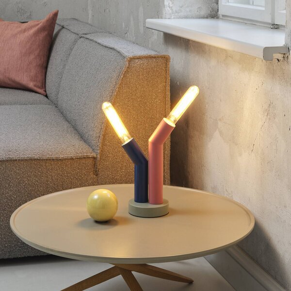 OSRAM Lampada da tavolo Decor Straw, Multicolore, Soggiorno / Sala da pranzo, Metallo, Moderno, Lampada da tavolo