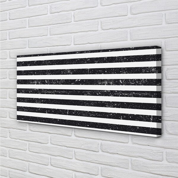 Quadro su tela Macchie di strisce zebra 100x50 cm