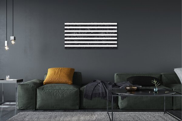 Quadro su tela Macchie di strisce zebra 100x50 cm