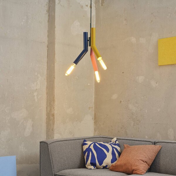 OSRAM Lampada a sospensione Decor Straw, dimmerabile, Multicolore, Soggiorno / Sala da pranzo, Metallo, Moderno, Lampada a sospensione
