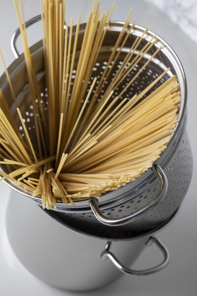 BARAZZONI Pentola Cuoci Pasta Pastaiola in Acciaio Inox cm 22 con Cestello Scolapasta - Cuoci e Vedi