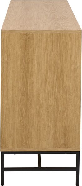 Cassettiera effetto rovere in colore naturale 158x80x40 cm Albany - Actona