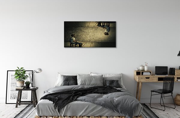 Quadro su tela Riflessione specchio 100x50 cm