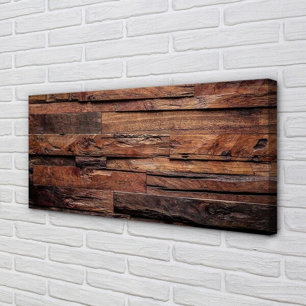 Stampa quadro su tela Struttura del barattolo di legno 100x50 cm