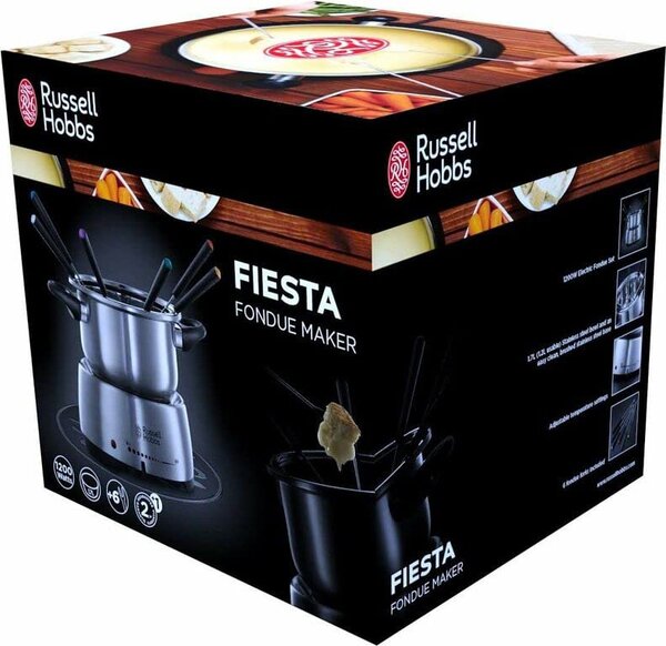 Russell Hobbs Pentolino Elettrico per Fonduta Capacit 2 Litri 6 Persone Potenza 1200 Watt - 22560-56