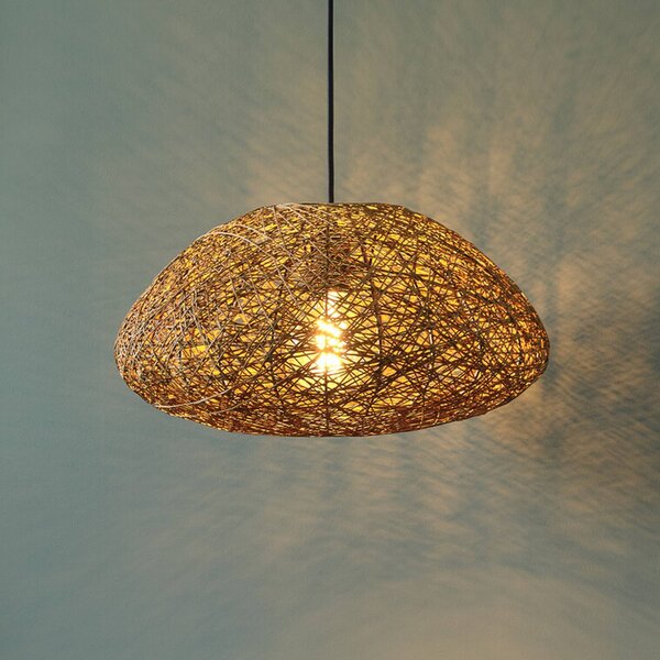 OSRAM Lampada a sospensione Decor Paper Drop, dimmerabile, Marrone / Ruggine, Soggiorno / Sala da pranzo, Carta / Lunolit / Lunopal, Campagna / Rustiche, Lampada a sospensione