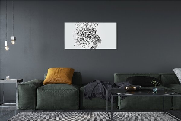 Quadro stampa su tela Capo delle note 100x50 cm