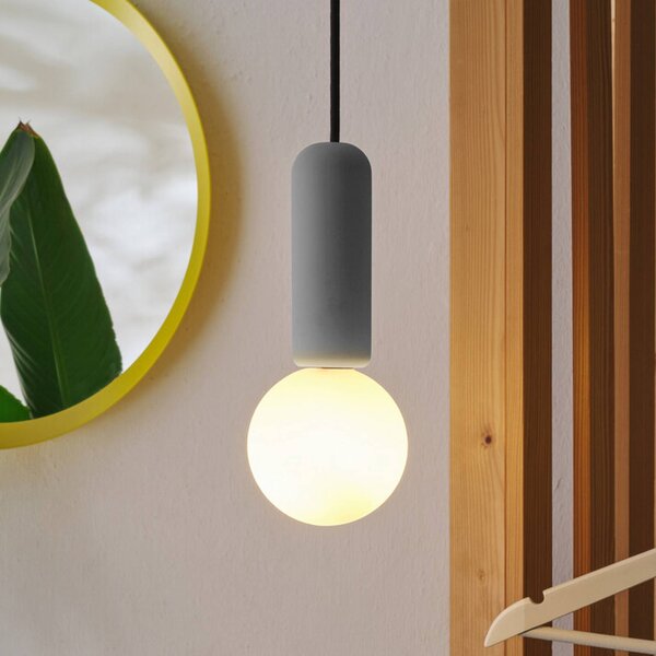 OSRAM Lampada a sospensione Decor Concrete Mic, dimmerabile, Alluminio / Grigio / Zincato, Soggiorno / Sala da pranzo, calcestruzzo / cemento, Moderno, Lampada a sospensione