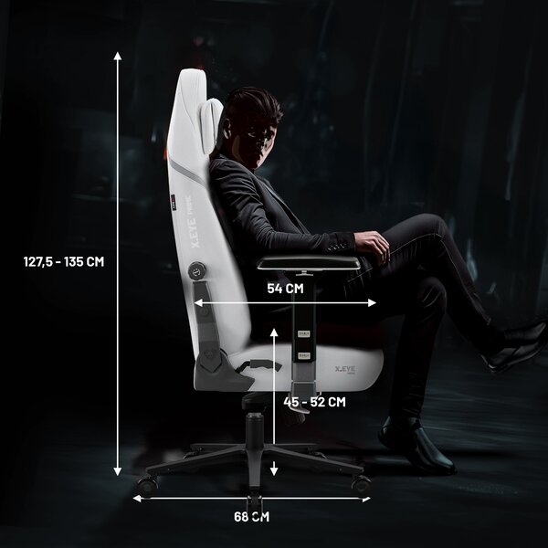 Sedia Gaming Bianca Diablo X.Eye Prime Ghosted White
