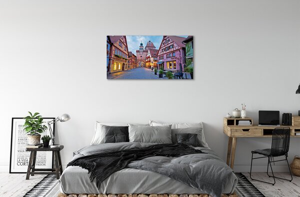 Quadro su tela Germania Città Vecchia 100x50 cm