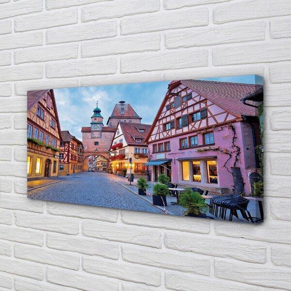 Quadro su tela Germania Città Vecchia 100x50 cm