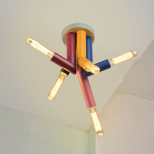 OSRAM Plafoniera soffitto Decor Straw, dimmerabile, Multicolore, Soggiorno / Sala da pranzo, Metallo, Moderno, Plafoniera