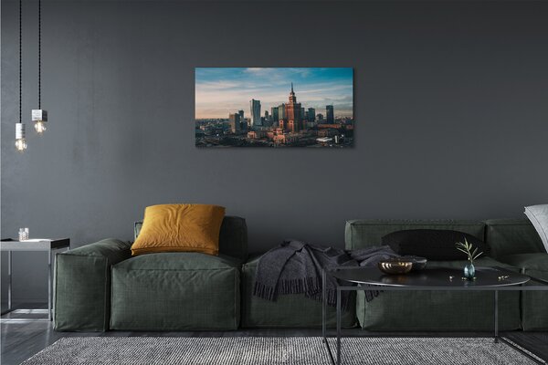 Quadro su tela SCILI DI VARSAW PANORAMA SULTRISE 100x50 cm