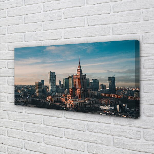 Quadro su tela SCILI DI VARSAW PANORAMA SULTRISE 100x50 cm