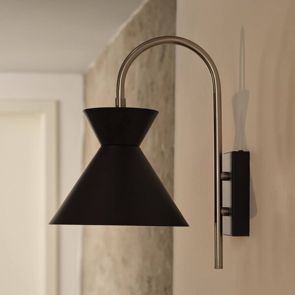 OSRAM Applique da parete Decor Waist, Nero, Soggiorno / Sala da pranzo, Metallo, Moderno, Applique