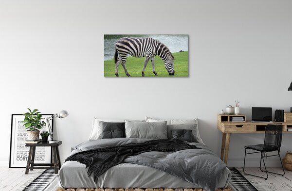 Quadro stampa su tela Costolette 100x50 cm