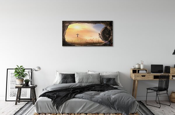 Quadro su tela Attraverso 100x50 cm