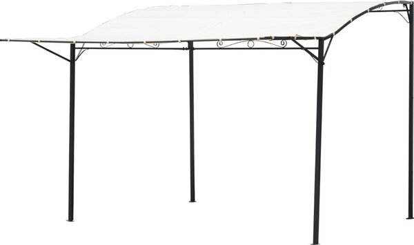 VivaGarden Pergola da Esterno in Acciaio/Poliestere Dimensioni 3x2,5 mt colore Crema