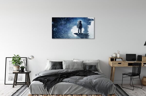 Quadro su tela Carattere di meccanismi di città 100x50 cm