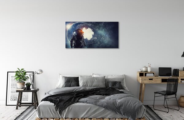 Quadro su tela Meccanismi 100x50 cm