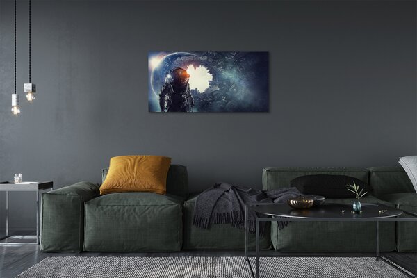 Quadro su tela Meccanismi 100x50 cm