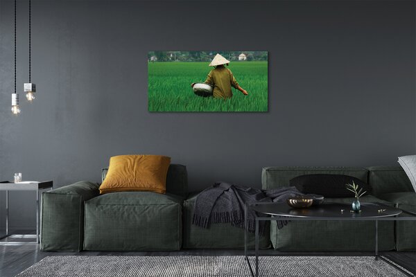 Foto quadro su tela Erba 100x50 cm