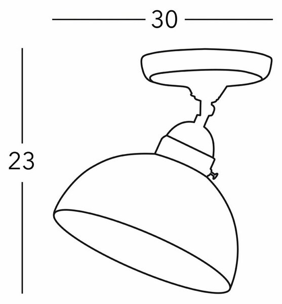 Austrolux Plafoniera soffitto Nonna, dimmerabile, Bianco / Opale, Soggiorno / Sala da pranzo, Vetro, Campagna / Rustiche, Plafoniera