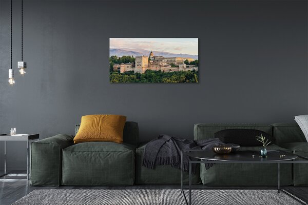 Quadro su tela Spagna Spanish Load Mountain 100x50 cm