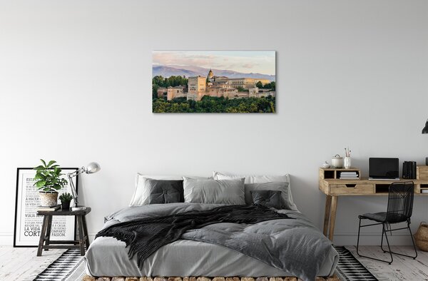 Quadro su tela Spagna Spanish Load Mountain 100x50 cm