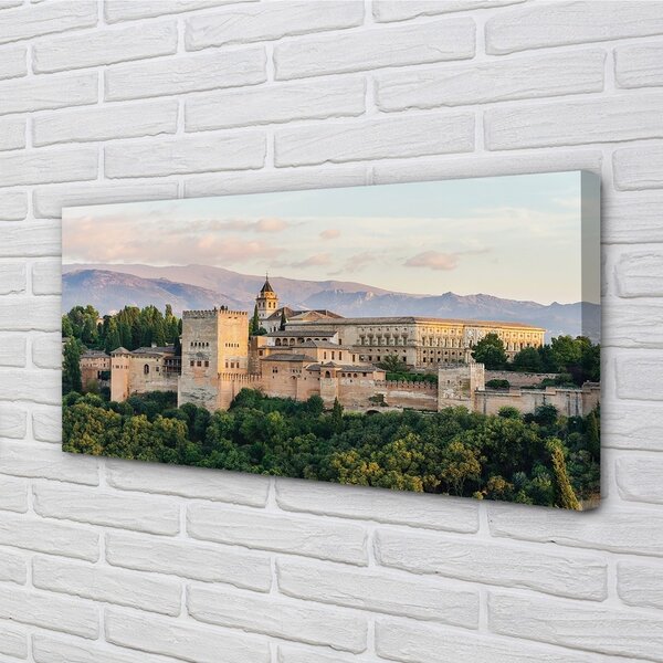 Quadro su tela Spagna Spanish Load Mountain 100x50 cm