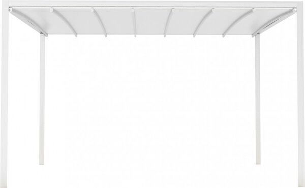 VivaGarden Pergola da Esterno in Alluminio/PVC Dimensioni 3x3 mt colore Bianco