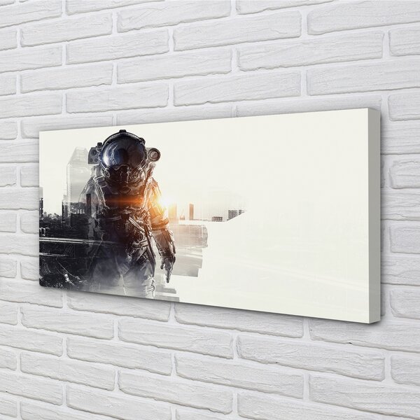 Quadro su tela Città 100x50 cm