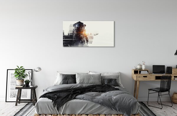 Quadro su tela Città 100x50 cm